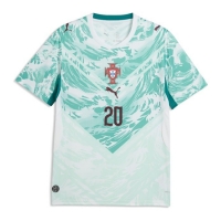 Camiseta Portugal Joao Cancelo #20 Segunda Equipación Replica Mundial 2026 mangas cortas